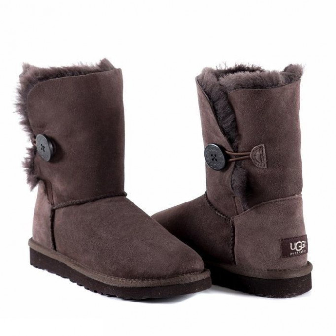 UGG Bailey Button II Chocolate