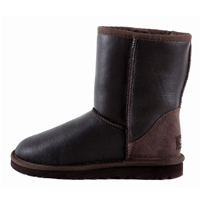 UGG Classic Short Metallic Chocolate