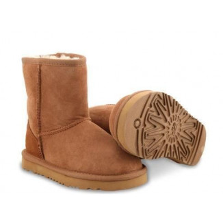 UGG Kids Classic Short Chestnut