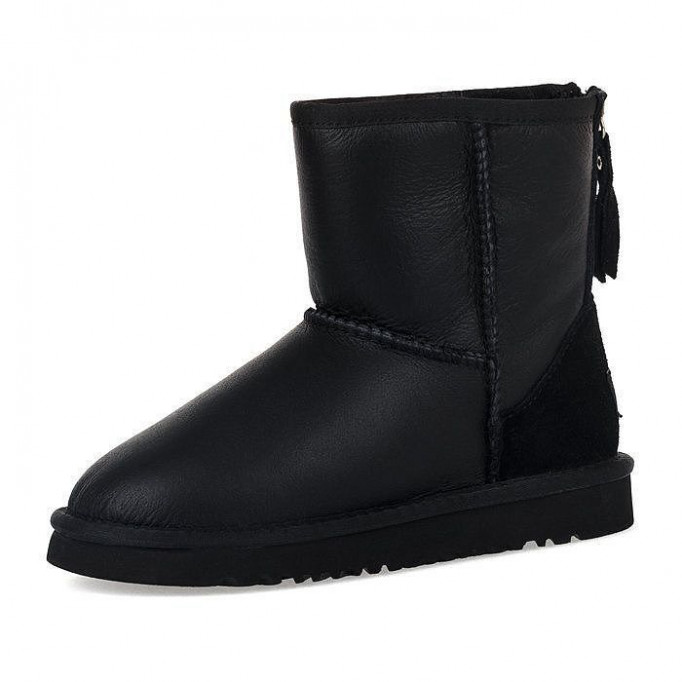 UGG Kids Zip Metallic Black