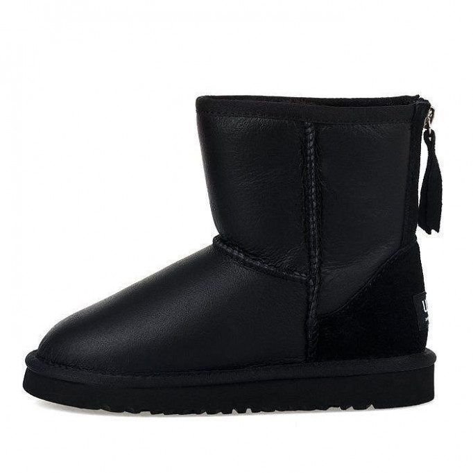 UGG Kids Zip Metallic Black