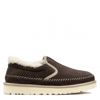 UGG Mens Stitch Slip On Chocolate