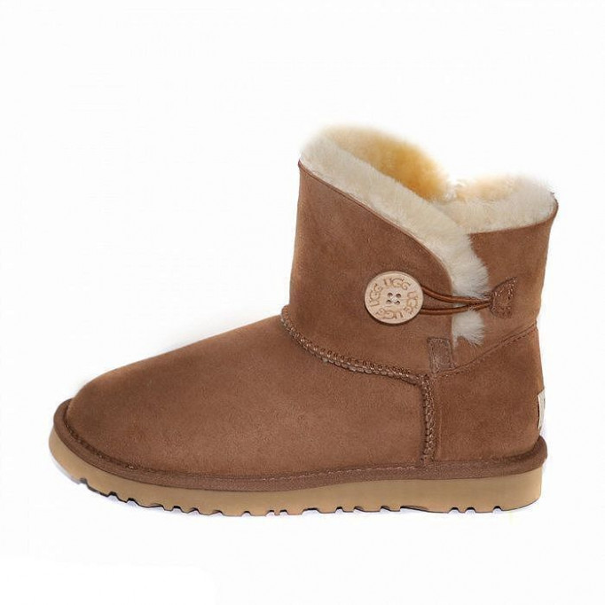 UGG Mini Bailey Button II Chestnut