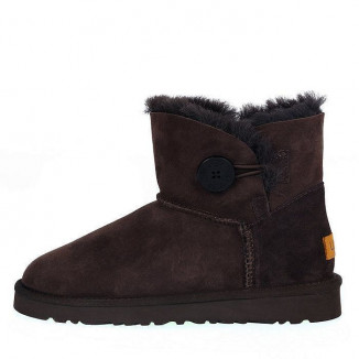 UGG Mini Bailey Button II Chocolate