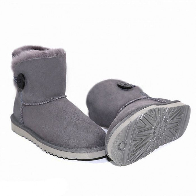 UGG Mini Bailey Button II Grey