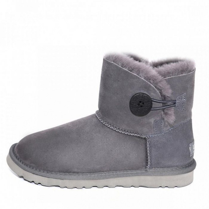 UGG Mini Bailey Button II Grey