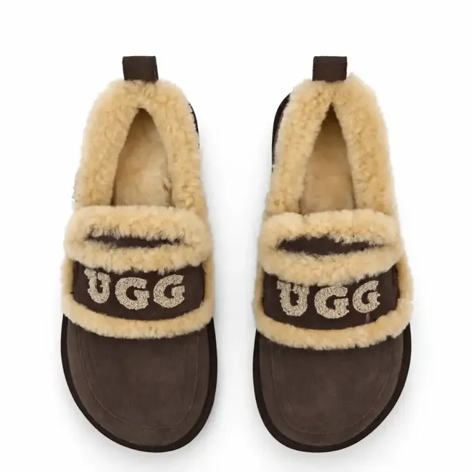 UGG Classic Fat Ding Slip On Chocolate