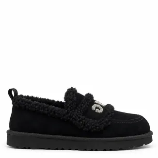 UGG Classic Fat Ding Slip On Black