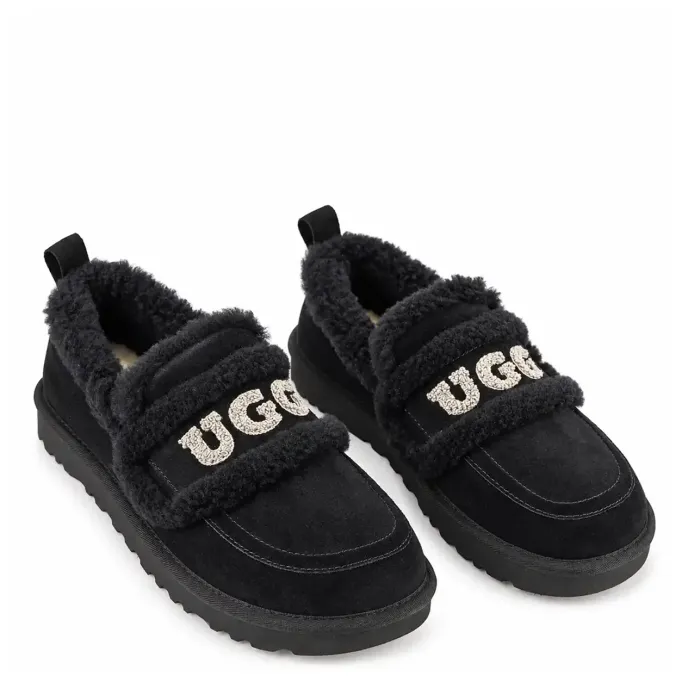 UGG Classic Fat Ding Slip On Black