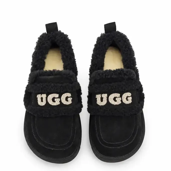 UGG Classic Fat Ding Slip On Black