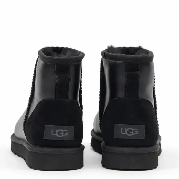 UGG Classic Mini Metallic Black