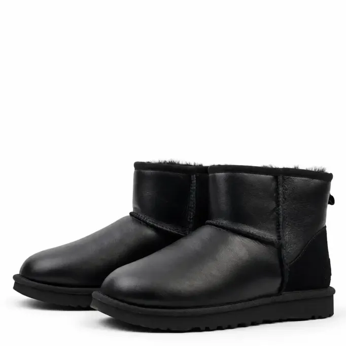 UGG Classic Mini Metallic Black