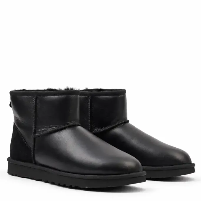 UGG Classic Mini Metallic Black