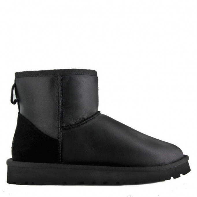 UGG Mens Classic Mini Metallic Black