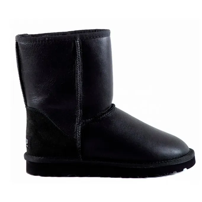 UGG Classic Short Metallic Black
